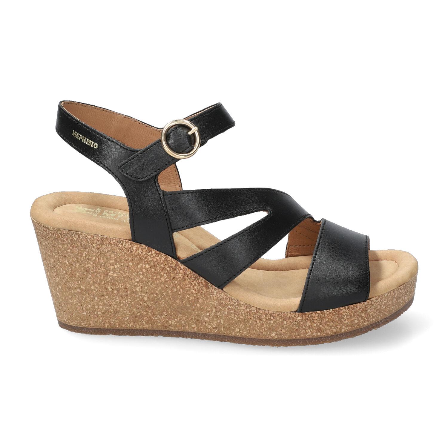 sandales femme modèle Nonnie Noir - Mephisto